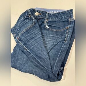 Vintage Gap Women's Navy and Blue Jeans  31 / 12xl